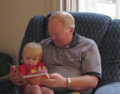 Grandpa Dean is a good reader!