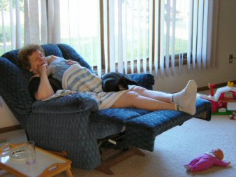 Napping with Kaitlyn